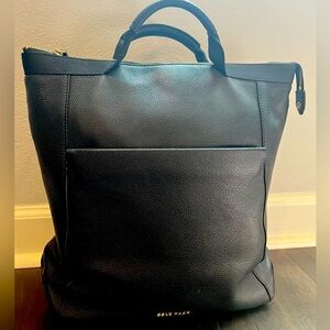 Cole Haan Grand Ambition Backpack • BLACK and gold